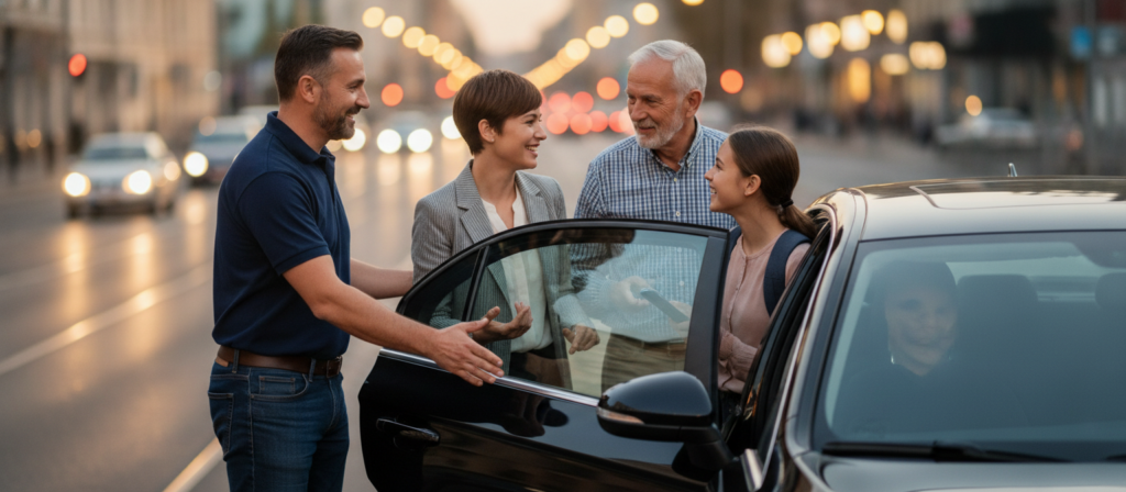 rideshare driver customer service